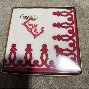 Caspari Box Of 30 Cocktail Airlaid Napkins Initial E